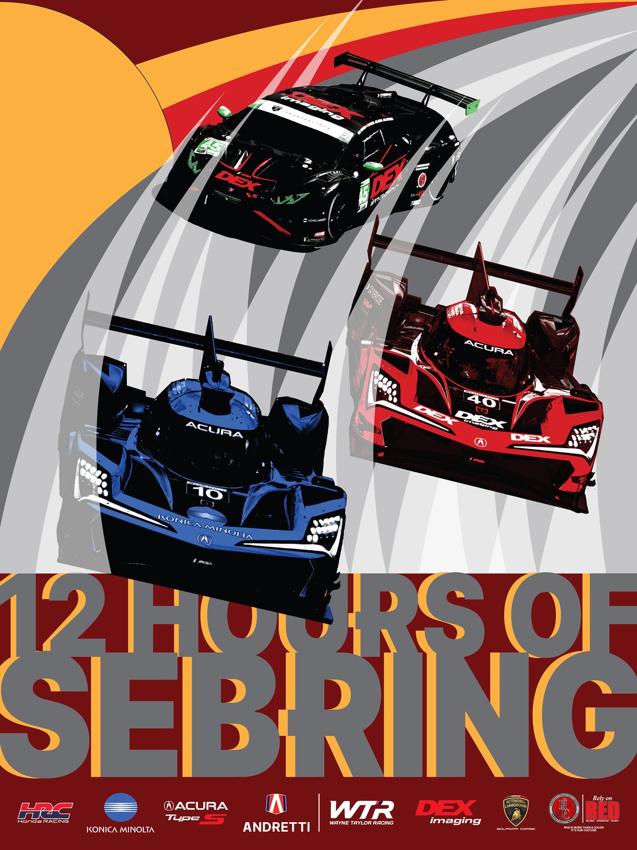 12 HOURS OF SEBRING POSTER