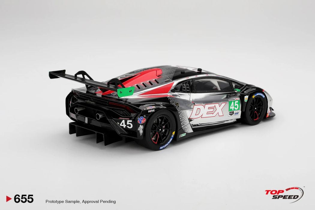 2025 No. 45 Daytona 24hr GTD Evo2 Lamborghini 1:18 scale replica